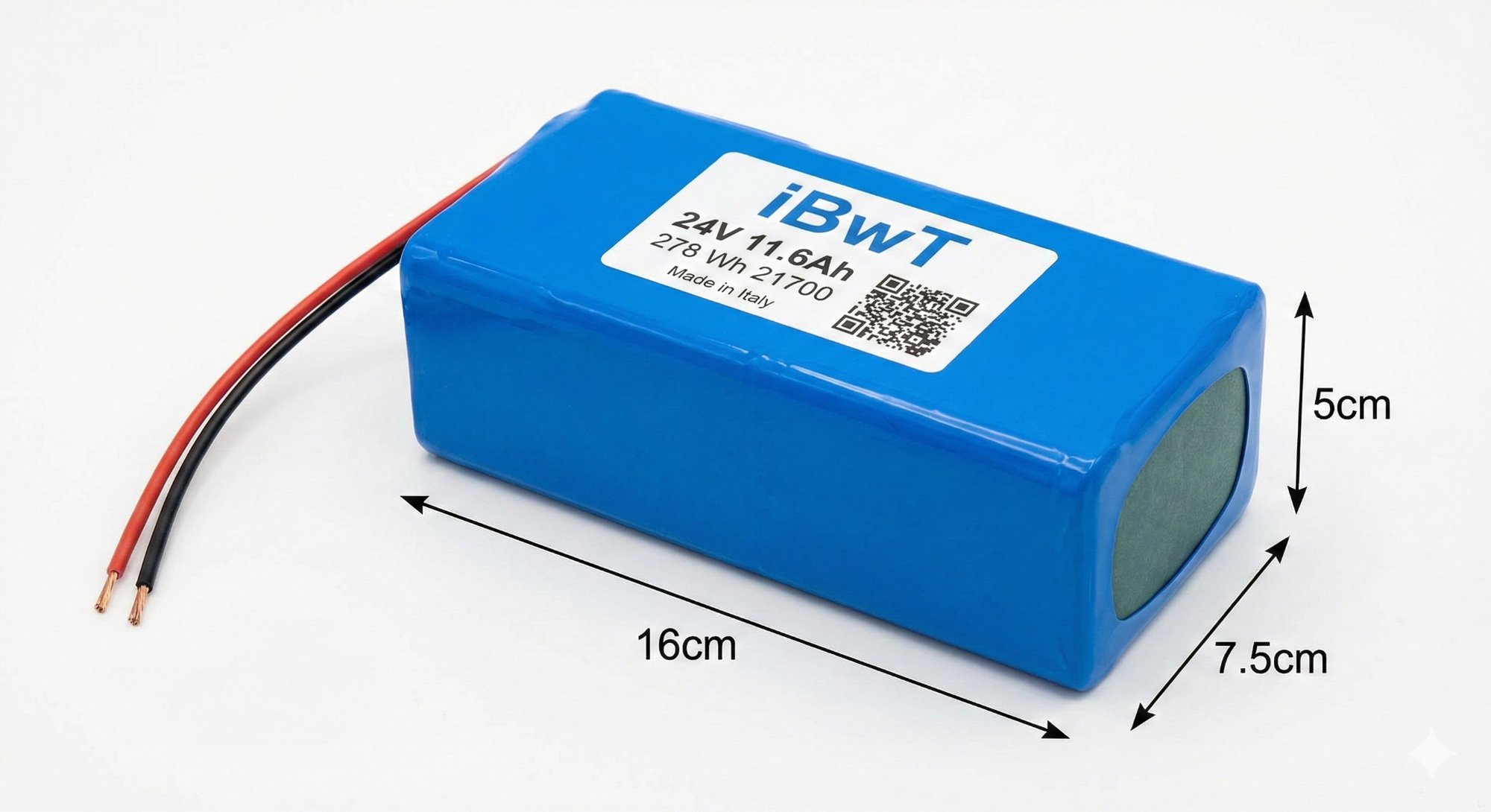 Batteria E-Bike 24V 11.6Ah IBWT