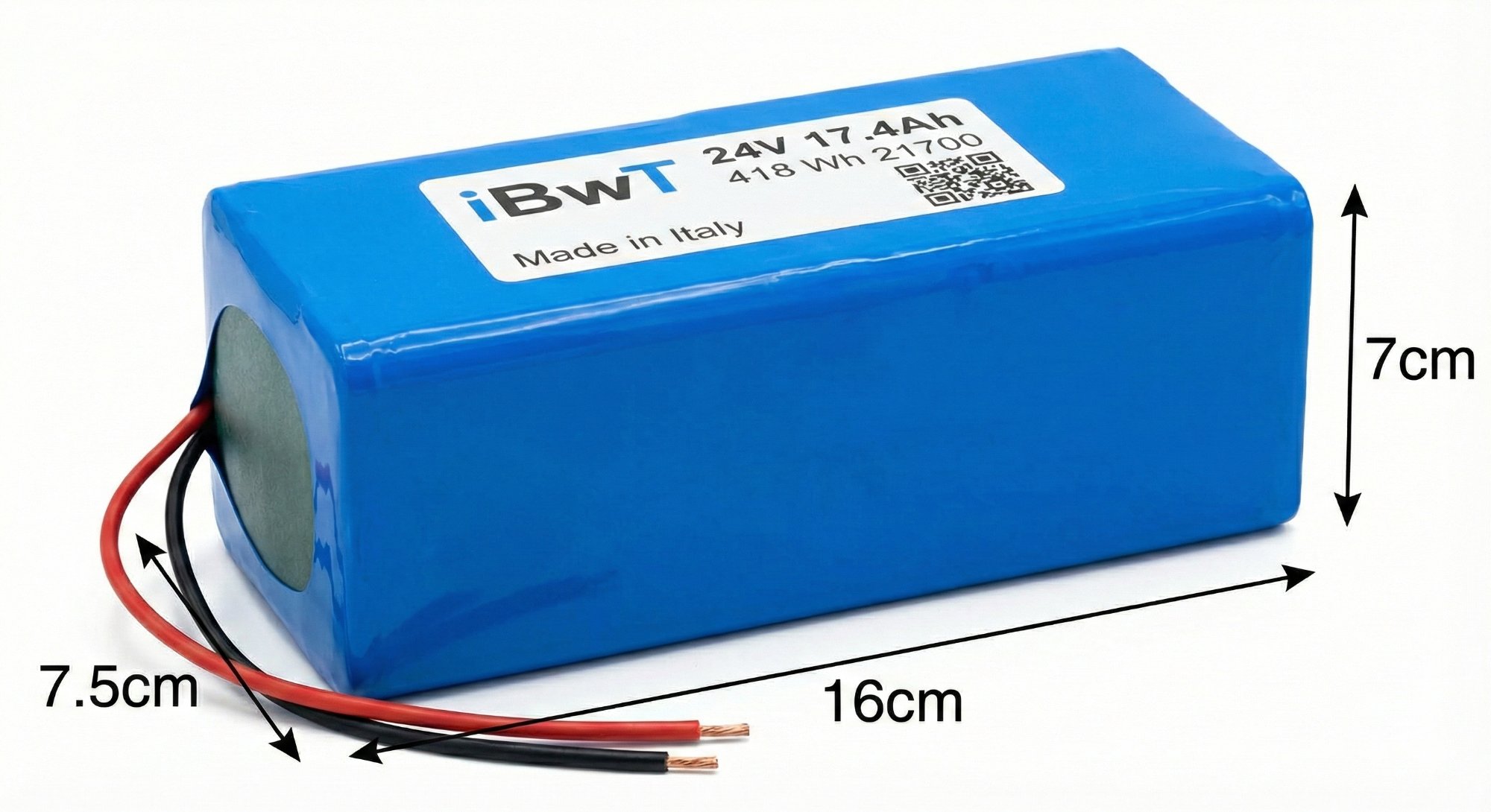 Batteria E-Bike 24V 17.4Ah IBWT