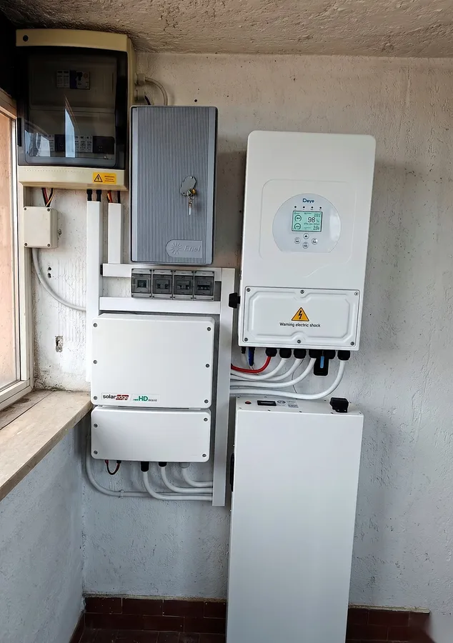 Inverter esistente SolarEdge + gateway 6 kW + 1 modulo, veranda