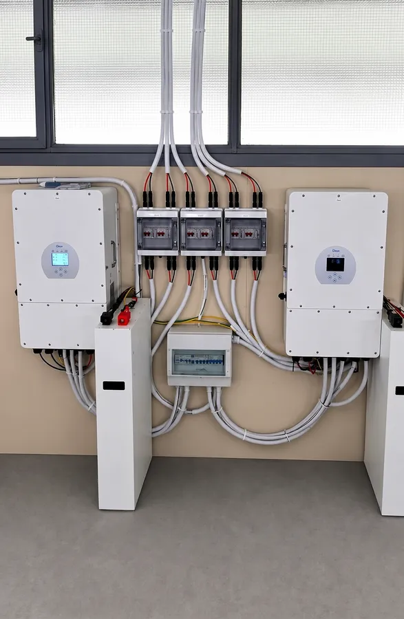 2 gateway trifase (20 kW) + 2 moduli, locale tecnico