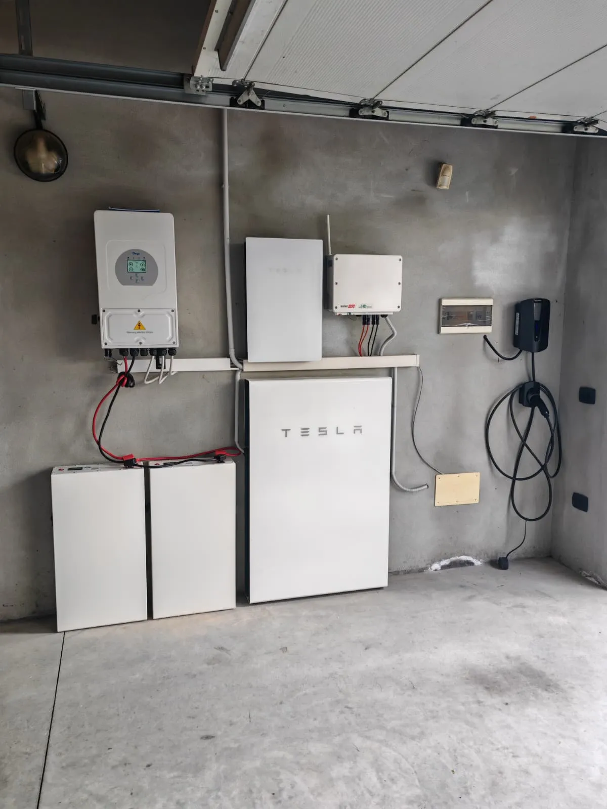 Espansione Tesla Powerwall con sistema IBWT - Vista completa